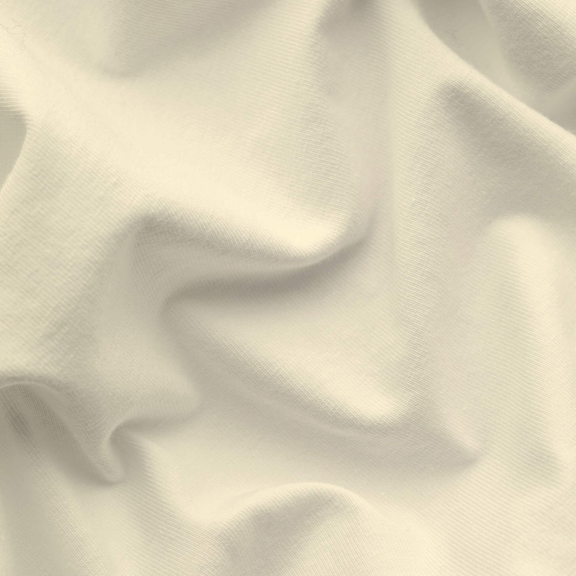Spannbettlaken Casual von Schlafgut in Farbe yellow light aus 100% Bio-Baumwolle Stoff