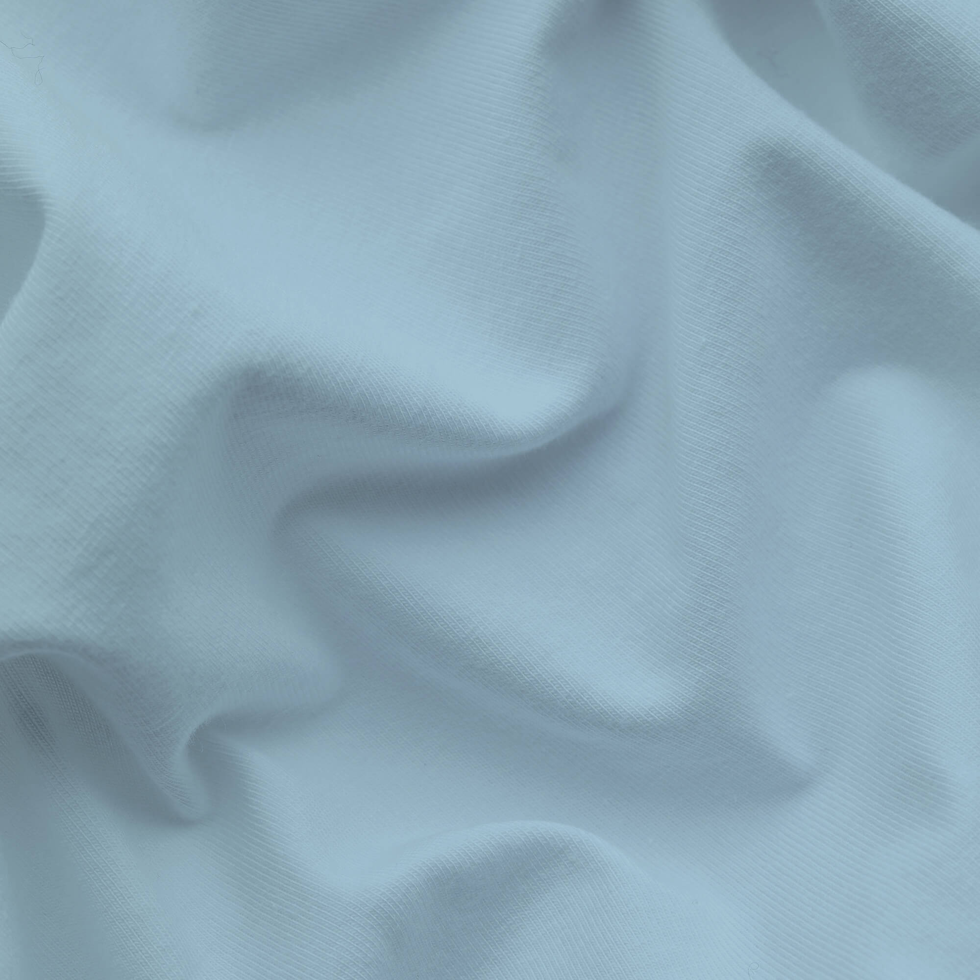 Spannbettlaken Pure Boxspring von Schlafgut in Farbe blue light aus 95% Bio-Baumwolle und 5% Elasthan Stoff