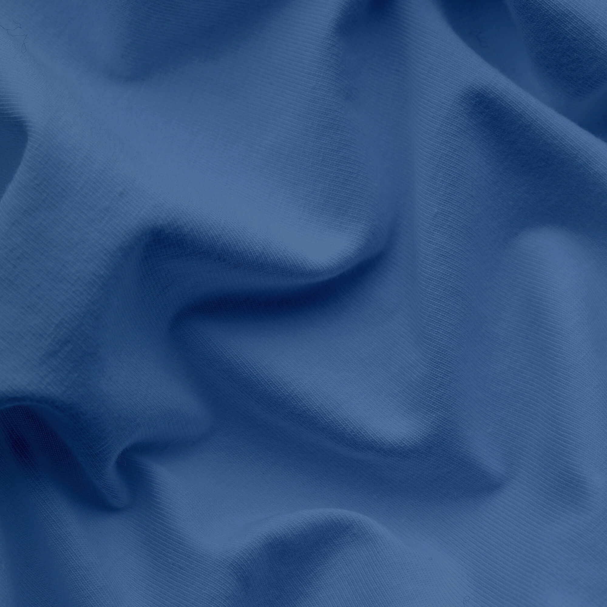blaues schlafgut Spannbettlaken Mako Jersey aus Baumwolle