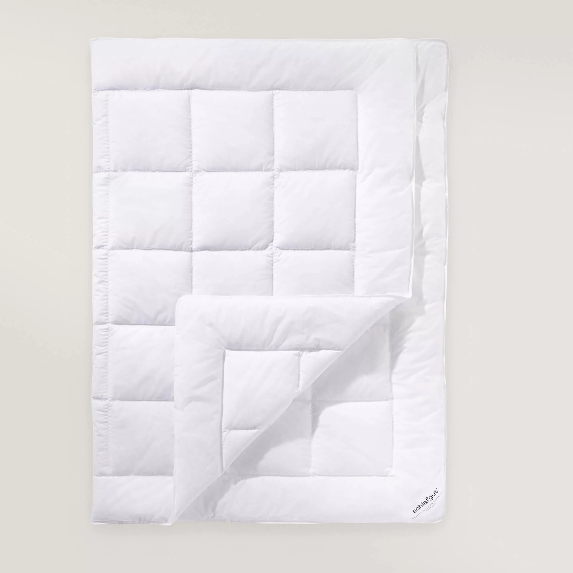 Faserdecke Pure Sommerbettdecke schlafgut 200x200cm