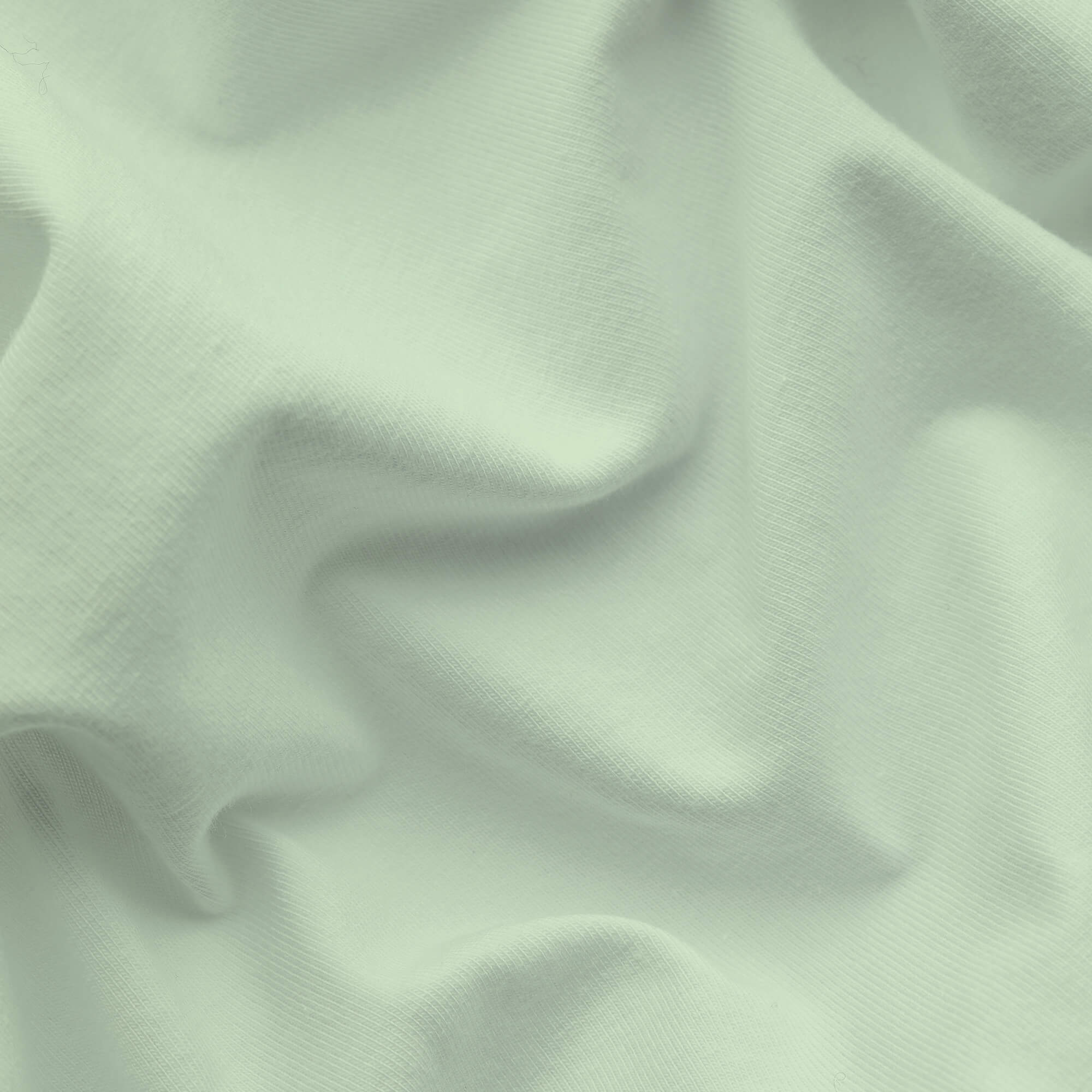 Spannbettlaken Pure green light Stoff Spannbettlaken Pure von Schlafgut in Farbe green light aus 95% Bio-Baumwolle und 5% Elasthan Stoff