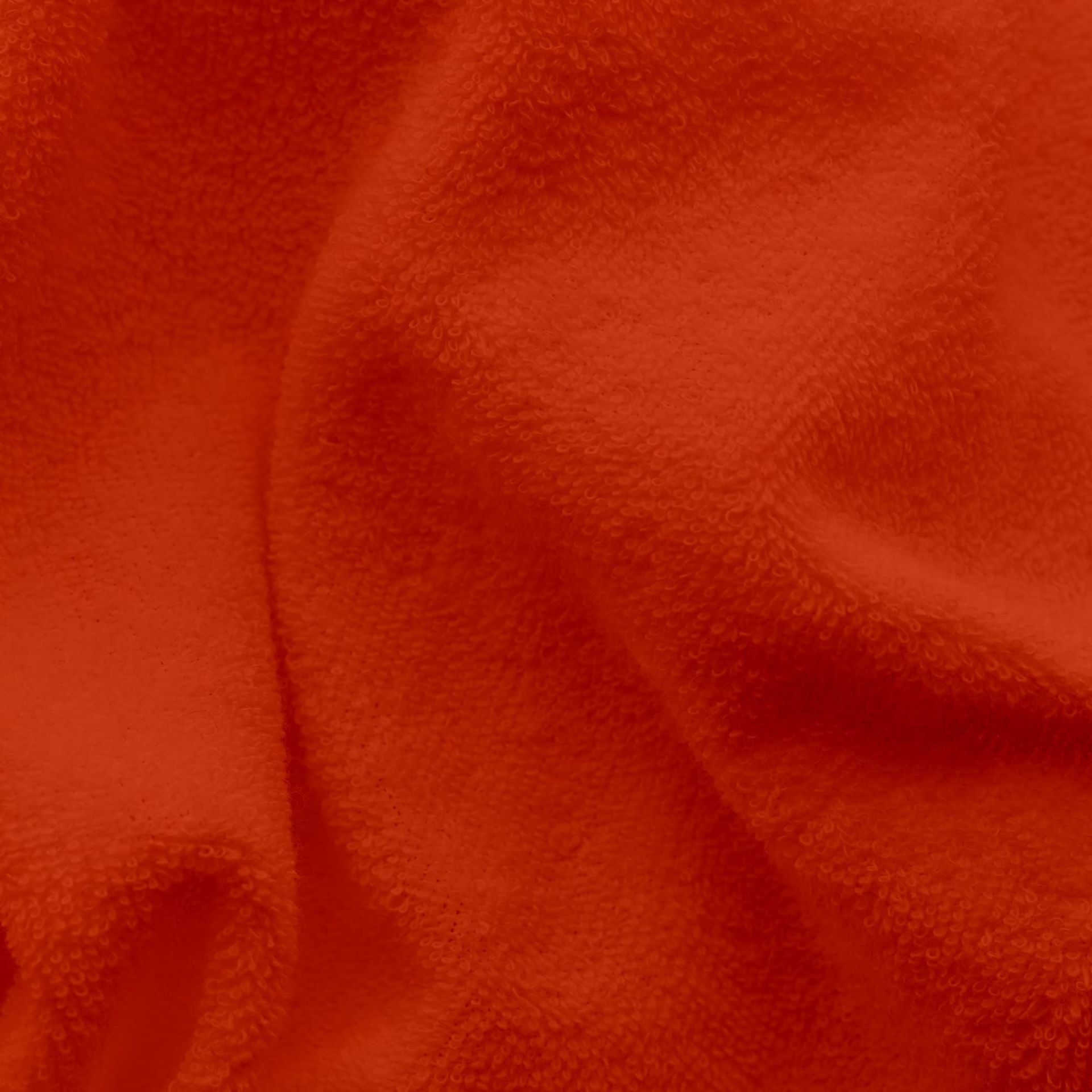 Spannbettlaken Frottex von Schlafgut in Farbe red mid aus 75% Bio-Baumwolle und 25% Polyester Stoff