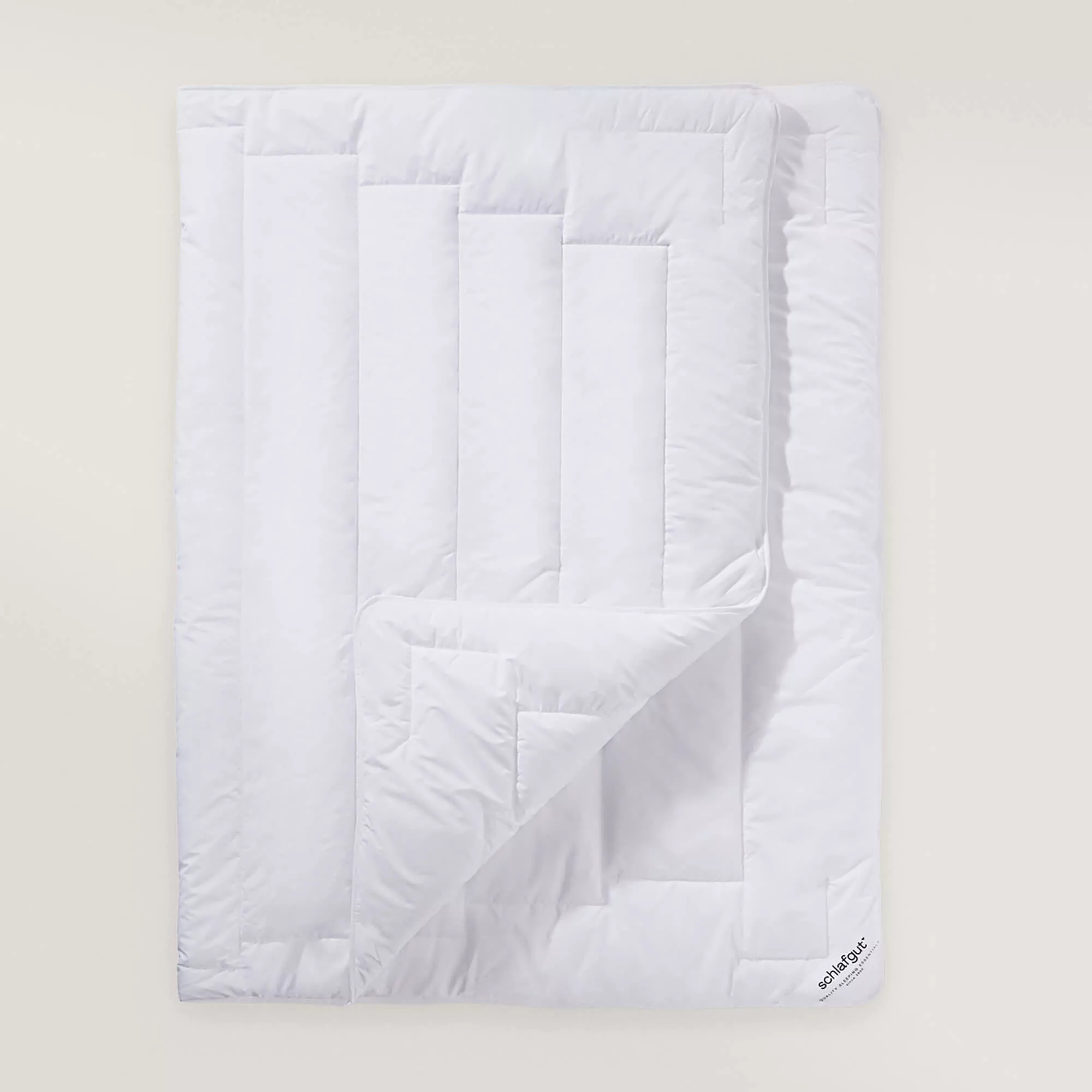 Faserdecke Premium Winterbettdecke schlafgut 200x200cm