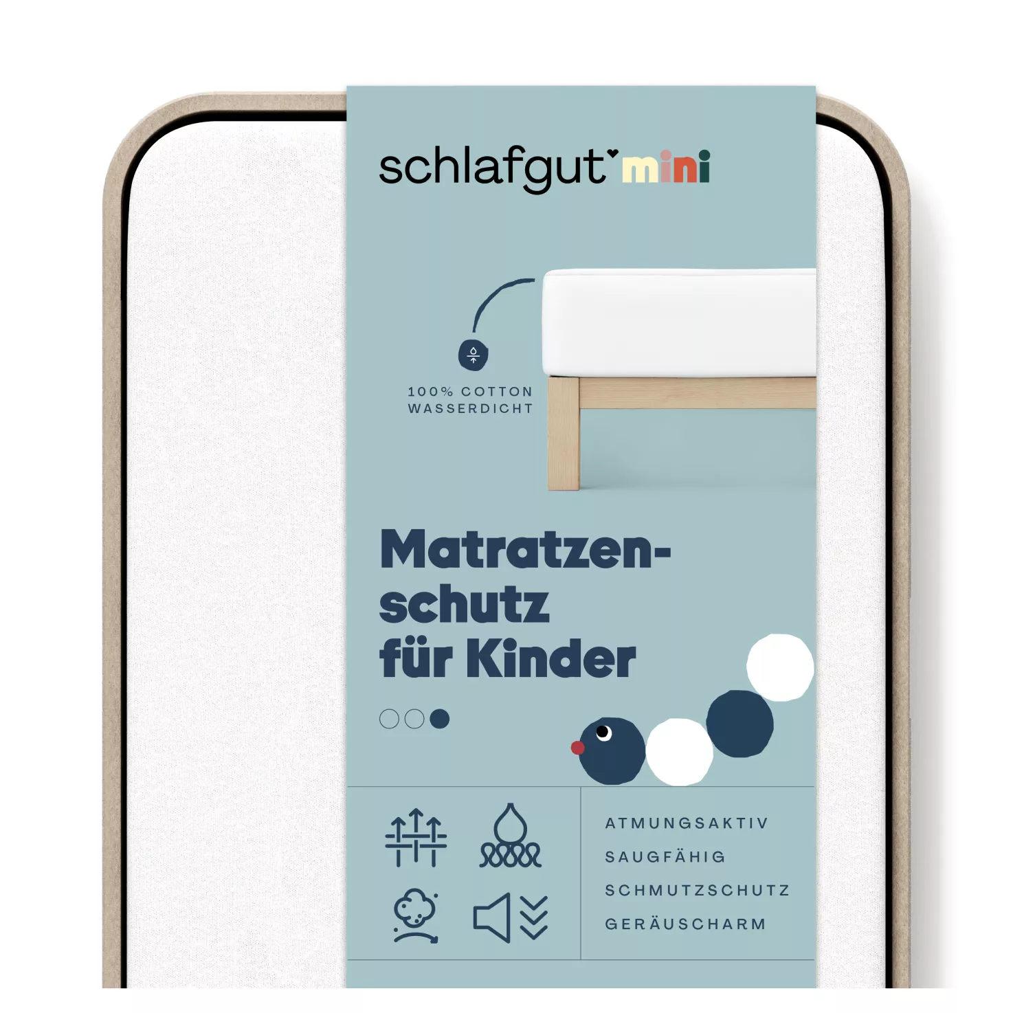 Baselayer Pro Min – Wasserdichter Matratzenschoner für Kinder